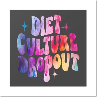 Diet Culture Dropout - Groovy - Colorful Posters and Art